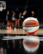 Photo shared by Las Vegas Aces on October 06, 2023 tagging @wnba, and @wilsonbasketball. May be an image of 2 people, people playing voleyball, people playing basketball, basketball jersey, backboard, sportswear, sports equipment, ball, basketball court a