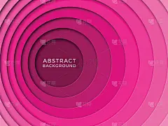 3D现实背景与剪纸圆孔。矢量设计布局的展示，传单，海报，横幅，名片。几何插图易于编辑和自定义