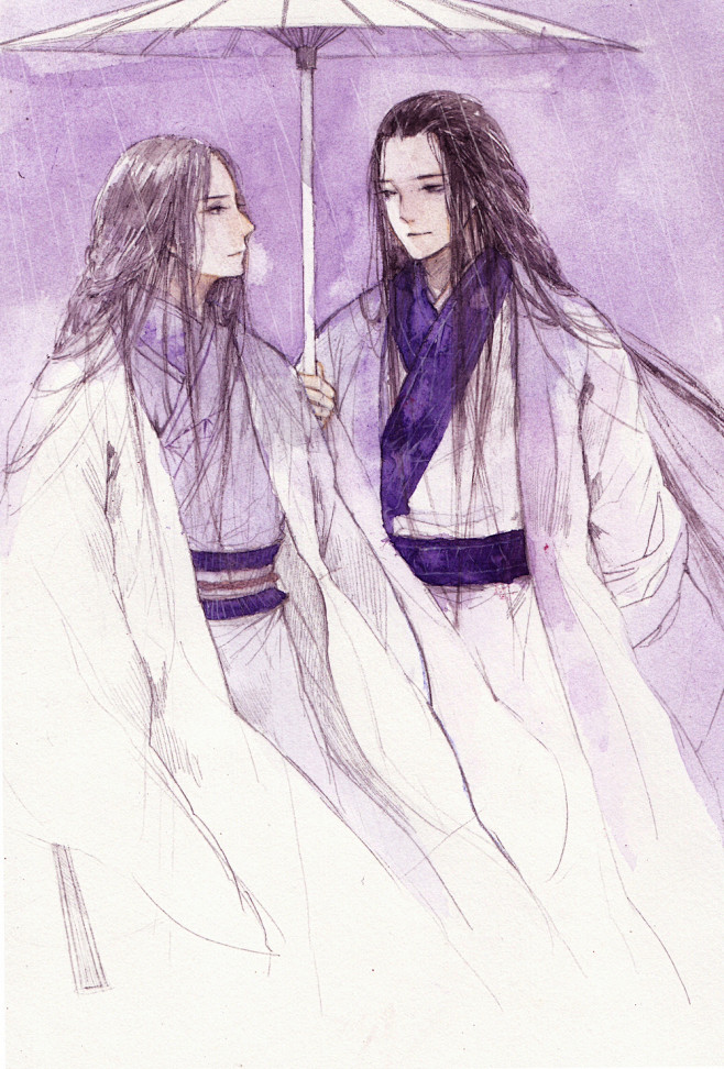 细雨-青埂_古风 _涂鸦王国