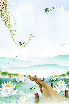 初春踏青立春背景