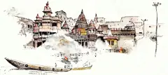 美麗的水彩渲染 寫意建築印象派插畫 | ㄇㄞˋ點子靈感創意誌