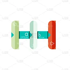 几何形状,信息图表,条纹,抽象,折纸工艺,菜单,图表,计划书,比较,选择