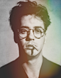 extinct-eyewear:

1980s RDJ.
—Oliver Peoples OP-505