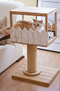 Cat condos also add space to a house and come in all kinds of styles and looks. When purchasing a cat condo, make sure it’s extremely sturdy and will not easily tip over. That way, cats won’t get injured if they jump on it after a full speed run.