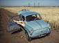 Field, heat, girl and car. by David Dubnitskiy on 500px