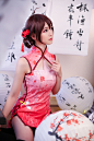 乐正绫石榴花旗袍 乐正绫 cosplay | 半次元-第一中文COS绘画小说社区