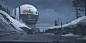 Scifi-girl-robot-traveling-artbook-simon-stalenhag