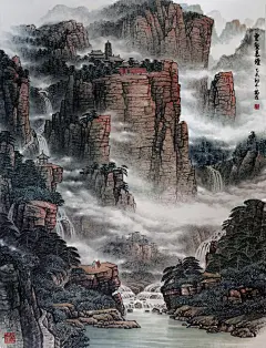 刘振源：著名山水画家、连环画画家