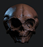 Grey Alien skull