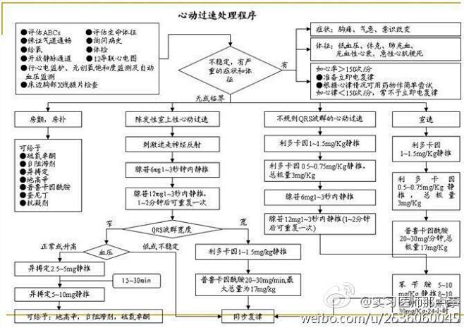 心动过速 处理 程序
