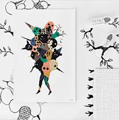 宜家邀请国际知名插画艺术家合作的限量海报“ART EVENT 2017” ，太赞了这个！ ​