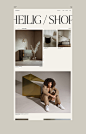 3D art direction  branding  editorial furniture shop typography   UI ux Website