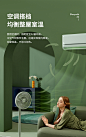 德国蓝宝空气循环扇负离子家用落超静音电风扇漩涡对流立台式遥控-tmall.com天猫