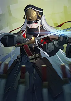Re:CREATORS 军服公主 同人图 插画 壁纸 | 军服姬 | 半次元-第一中文COS绘画小说社区