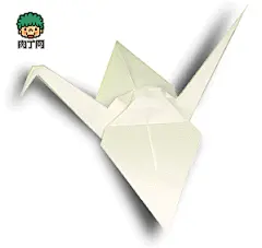 一种传统纸鹤的纸法DIY图解