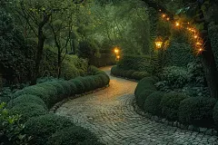 休闲散步生态公园绿道