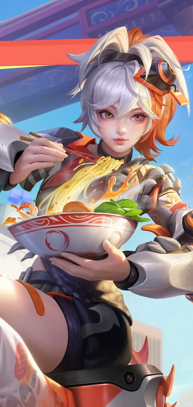 王者荣耀｜姬小满-妄想食味 高清海报 -...