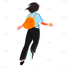 人物运动元素贴纸