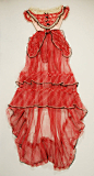 Sheer Dress (Ball Gown), late 1860s