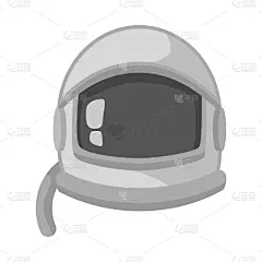 宇航员,图标,运动头盔,传统,面具,太空服,灰色,技术,设计
