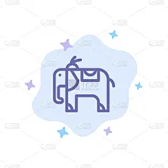 象,动物,抽象,蓝色,计算机图标,雾,猴子,可爱的,野生动物,狮子