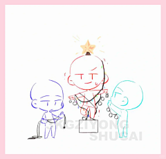 QQ人 模板/参考-花瓣网|陪你做生活的设计师 | 绘画模板 - 小红书