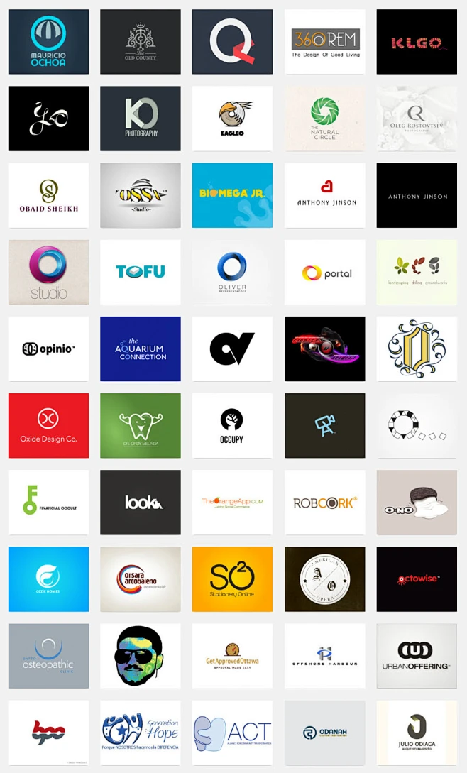 关于字母O的LOGO_平面设计_标志设计_设计秀高手-花瓣网