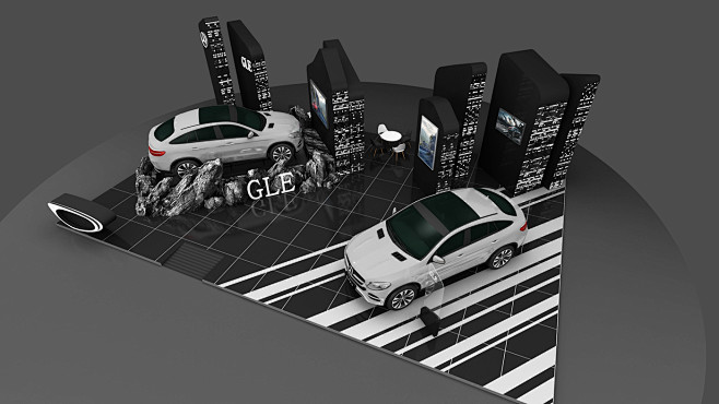 benz GLE exhibition ...