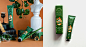 box branding  cosmetics ILLUSTRATION  logo organic package design  Packaging packagingdesign toothpaste