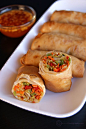 Made these wonderful "Veg Spring Rolls", crispy on the outside and juice, delicious in the inside, for the Chinese New Year. Chinese New Year is also known as Spring Festival and since spring rolls are usually eaten during the Spring Festival in