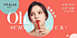 貌美！18个韩国美妆Banner设计 - 优优教程网