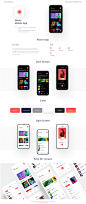 Music App UI kit - Figma Resources : Hey 
This is a Music App with the best interface designs. Color is a special attraction that expresses personality and modernity. As you can see it allows you to find your favorite songs, create playlists, see their st