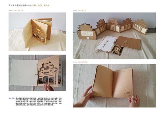 兴城古城旅游纪念品—纪念册、台历、笔记本...