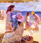 夏日的阳光。作者：Pino Daeni ​​​​