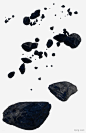 碎石碎石|石头|石头漂浮物|黑石|碎石|坠落的碎石|飞射的黑色碎石