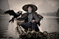 国家地理旅行者肖像摄影:广西最后鸬鹚捕鱼渔民