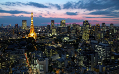 羙圖潗狆營采集到国外风景•日本东京铁塔