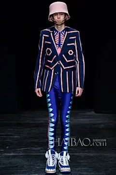 【图】释放自我的小丑兵团！Walter Van Beirendonck 2014秋冬男装秀，海报时尚网带你亲临2014秋冬米巴黎男装周