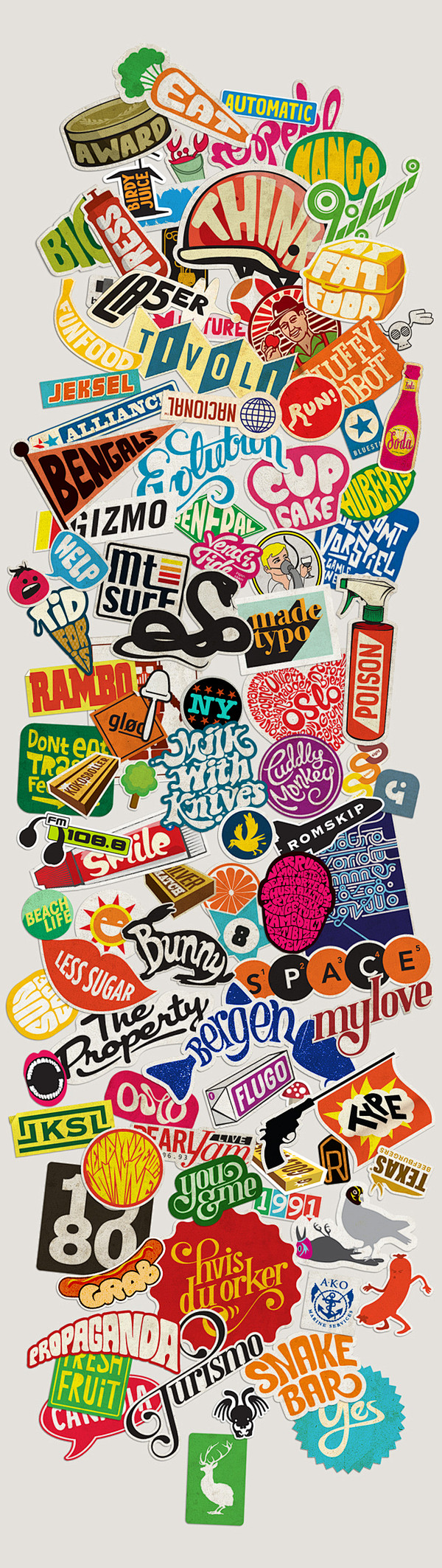 Sticker Typography :...