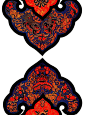中国传统纹样--云肩图案（1） : 云肩是一种装饰于肩部的服饰品，由宗教人物服饰演化而来，常见于隋唐五代至元代的异族服饰或古时候的壁画上，明清被汉族女性搭配在服饰中，一直延续到清末民初。 图一:四合如意式平针绣花卉人物故事纹云肩 图三:
