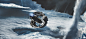 Lost in Space s2 - Gas planet creature, Martin Bergquist : This was a very early task we got to explore gas planet creatures. I was intrigued to see if I could do something interesting around the used theme "space whale / space worm" :-) The ide