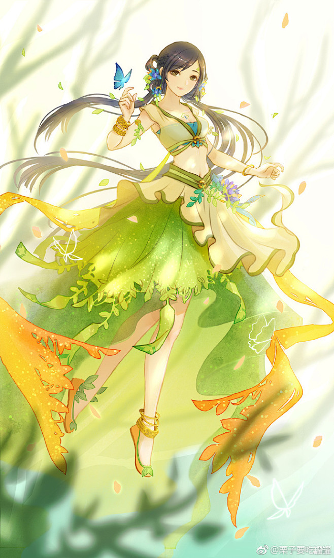 #阿阮#新年假期画了个阿阮小仙女~大图链...