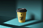 下载PSD-咖啡杯奶茶一次性外卖纸杯vi设计展示贴图样机效果PS模板素材3758