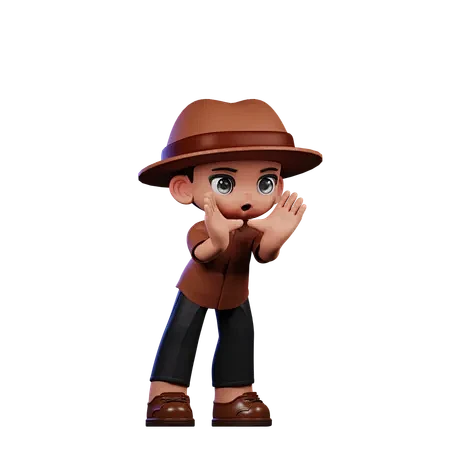 Cute Detective Doing...