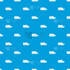 人,式样,船,蓝色,分离着色,海上运输,几何形状,图像,海洋,重复