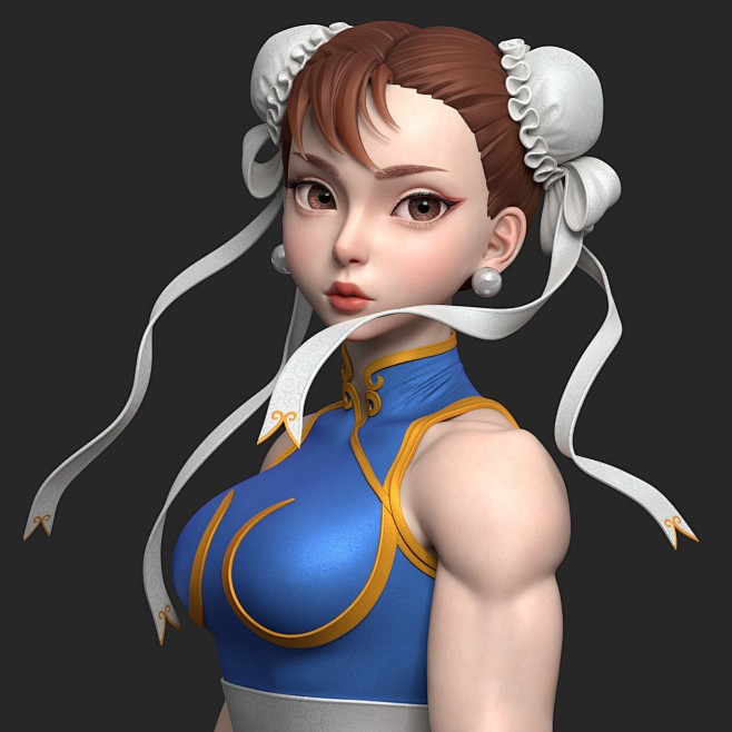 春丽/Chun-Li, 叶超凡 : 原画...