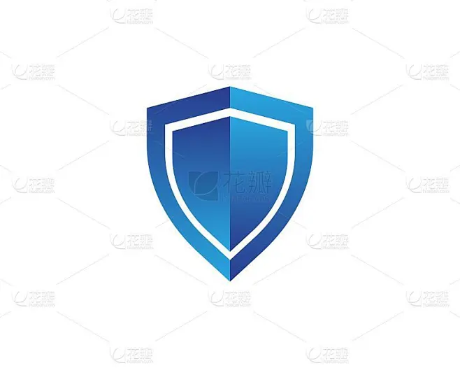 Shield icon design vector素材-花瓣网