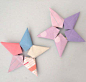 手工折纸五角星的折法 五角星折纸图解教程-www.uzones.com