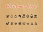 Free Christmas Icons - Hand Drawn by Vladimir Carrer in 40个圣诞矢量图标的饕餮大餐下载