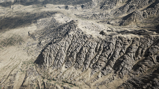 UE4 - Arid mountains...